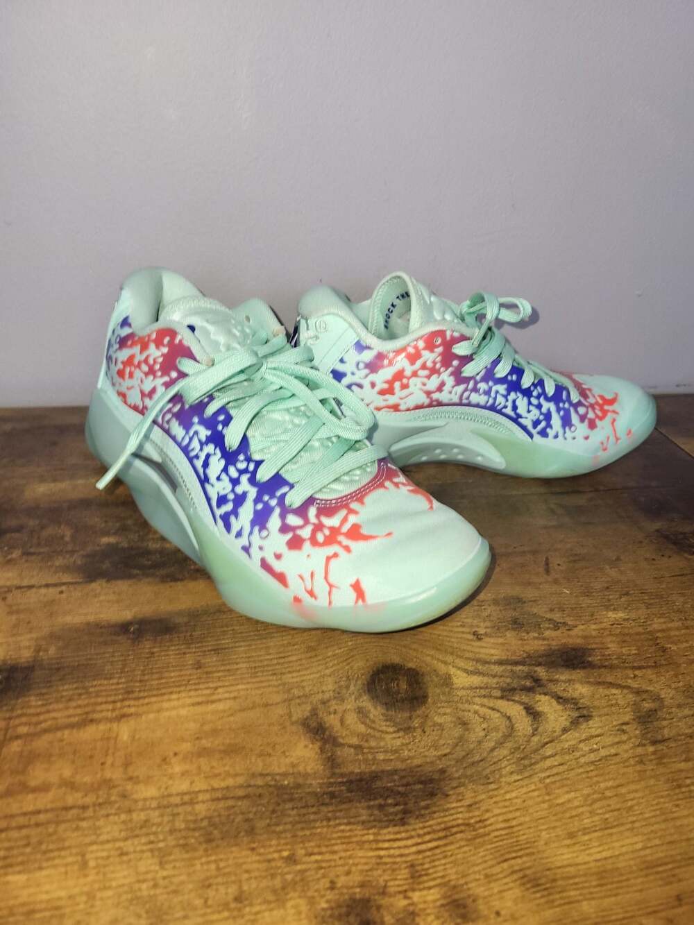 Jordan Zion 3 GS 'Mud, Sweat and Tears' Mint Foam DV3869-300. Size 5.5Y